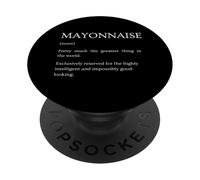 Définition de la Mayonnaise - Explication Sarcastique Amusante PopSockets PopGrip Adhésif