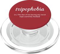 Définition de la tripophobie Wanderlust Digital Nomad World Travel PopSockets PopGrip pour MagSafe