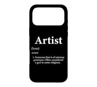 Définition de L'Artiste drôle fête d'anniversaire Art étudiant Peintres Coque pour iPhone 17 Pro Max
