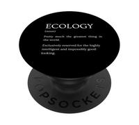 Définition de l'écologie - Explication Amusante de l'écologie Sarcastique PopSockets PopGrip Adhésif