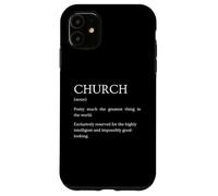 Définition de l'église - Explication Amusante de la Foi chrétienne Coque pour iPhone 11