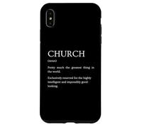 Définition de l'église - Explication Amusante de la Foi chrétienne Coque pour iPhone XS Max