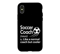 Définition de l'entraîneur de Football comme Un entraîneur Normal mais Plus Cool Coque pour iPhone X/XS