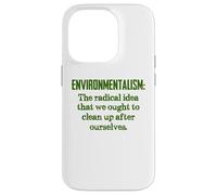 Définition de l'environnementalisme pour écologiste et terre Coque pour iPhone 14 Pro