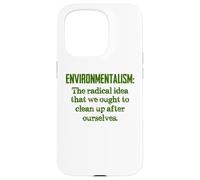 Définition de l'environnementalisme pour écologiste et terre Coque pour iPhone 15 Pro