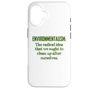 Définition de l'environnementalisme pour écologiste et terre Coque pour iPhone 16