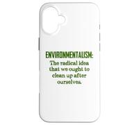 Définition de l'environnementalisme pour écologiste et terre Coque pour iPhone 16 Plus