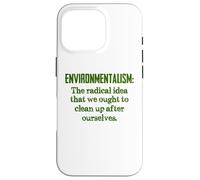 Définition de l'environnementalisme pour écologiste et terre Coque pour iPhone 16 Pro