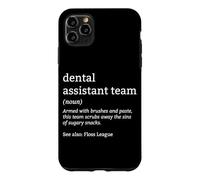 Définition de l'équipe d'assistants dentaires de la Dental Tech Floss League Coque pour iPhone 11 Pro Max