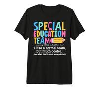Définition de l'équipe d'éducation spécialisée Retro Ed Team Crew Teacher T-Shirt Haut de Gamme