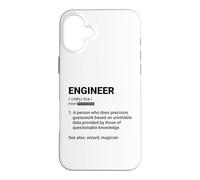 Définition de l'ingénieur drôle Sarcastique STEM Nerd Science Maths Coque pour iPhone 16 Plus
