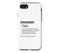 Définition de l'ingénieur drôle Sarcastique STEM Nerd Science Maths Coque pour iPhone SE (2020) / 7/8