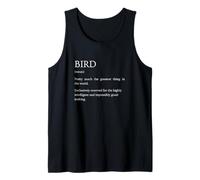 Définition de l'oiseau - Explication drôle d'oiseau Sarcastique Débardeur