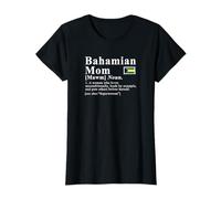 Définition de Maman bahaméenne fière Drapeau mère T-Shirt