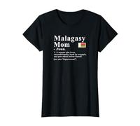 Définition de Maman malgache Superwoman Typographie T-Shirt