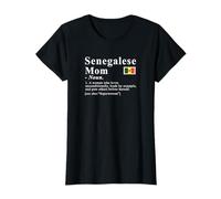 Définition de Maman sénégalaise Drapeau Sénégal Mère Forte T-Shirt