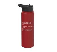 Définition de péter - Explication amusante du pet sarcastique Stainless Steel Insulated Water Bottle