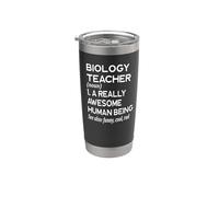Définition de professeur de biologie biologiste drôle enseigner l'école Gobelet isotherme en acier inoxydable double paroi