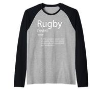 Définition de Rugby Funny Sports Team Rugby Manche Raglan
