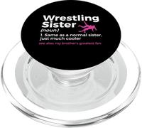 Définition de Wrestling Sister Le Plus Grand Fan de Mon frère PopSockets PopGrip pour MagSafe