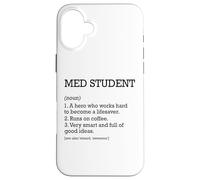 Définition d'emploi étudiant en médecine personnalisée Coque pour iPhone 16 Plus