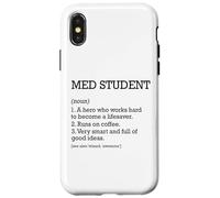 Définition d'emploi étudiant en médecine personnalisée Coque pour iPhone X/XS