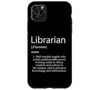 Définition des bibliothécaires Meilleures idées de Cadeaux pour Les bibliothécaires Mignons Coque pour iPhone 11 Pro Max