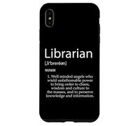 Définition des bibliothécaires Meilleures idées de Cadeaux pour Les bibliothécaires Mignons Coque pour iPhone XS Max
