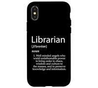 Définition des bibliothécaires Meilleures idées de Cadeaux pour Les bibliothécaires Mignons Coque pour iPhone X/XS