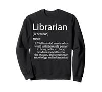 Définition des bibliothécaires Meilleures idées de Cadeaux pour Les bibliothécaires Mignons Sweatshirt