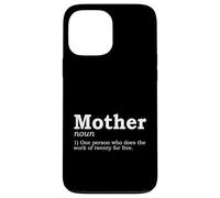 Définition des mères Amusante Motif Maman Cool Coque pour iPhone 13 Pro Max