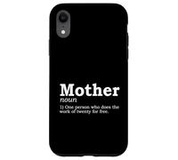 Définition des mères Amusante Motif Maman Cool Coque pour iPhone XR