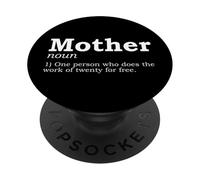 Définition des mères Amusante Motif Maman Cool PopSockets PopGrip Adhésif