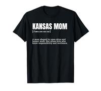 Définition drôle de la fête des mères d'une Maman du Kansas T-Shirt
