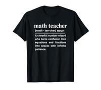 Définition drôle de Professeur de mathématiques rentrée Scolaire T-Shirt