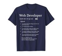 Définition du développeur Web Appréciation des employés T-Shirt, Homme, Bleu Marine, 6XL