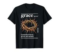 Définition du Dictionnaire de grâce chrétienne avec Couronne d'épines T-Shirt