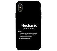Définition du Dictionnaire de mécanicien Technologie de réparation Automobile Coque pour iPhone X/XS