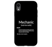 Définition du Dictionnaire de mécanicien Technologie de réparation Automobile Coque pour iPhone XR