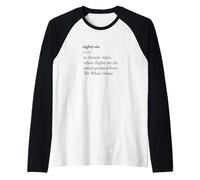Définition du Dictionnaire Eighty-Six Design Militant Politique Manche Raglan
