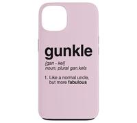 Définition du Dictionnaire Gunkle : Blague Amusante sur l'oncle Gay Coque pour iPhone 13