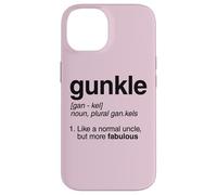 Définition du Dictionnaire Gunkle : Blague Amusante sur l'oncle Gay Coque pour iPhone 14