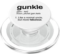 Définition du Dictionnaire Gunkle : Blague Amusante sur l'oncle Gay PopSockets PopGrip pour MagSafe