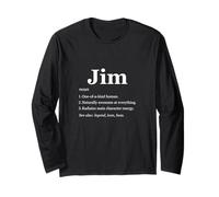 Définition du Dictionnaire Jim is A Legend Drôle Manche Longue