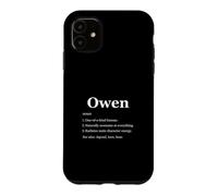Définition du Dictionnaire Owen is A Legend Drôle Coque pour iPhone 11