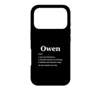 Définition du Dictionnaire Owen is A Legend Drôle Coque pour iPhone 17 Pro