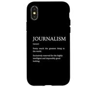 Définition du journalisme - Explication Sarcastique Amusante Coque pour iPhone X/XS