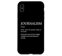 Définition du journalisme - Explication Sarcastique Amusante Coque pour iPhone XS Max