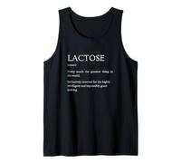 Définition du Lactose - Explication Sarcastique Amusante du Lactose Débardeur