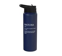 Définition du matcha - Explication amusante du thé matcha sarcastique Stainless Steel Insulated Water Bottle